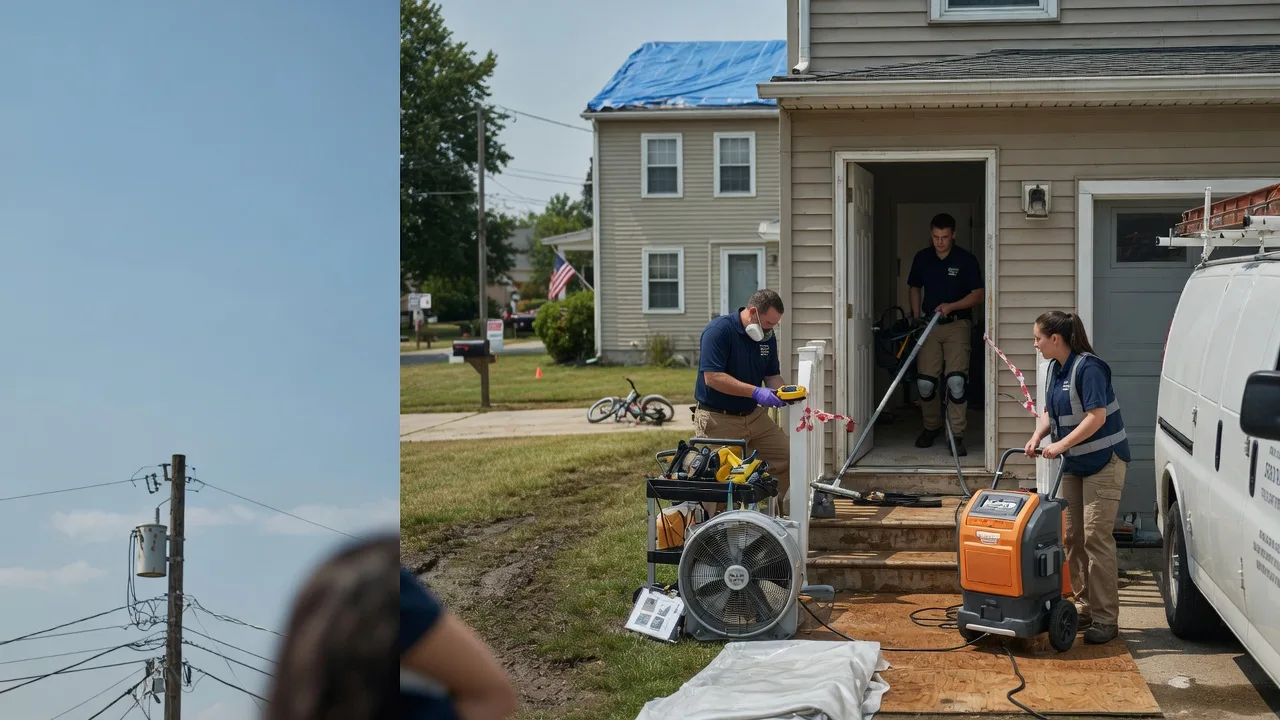 Water Damage Repair in Fort Hill, PA near me